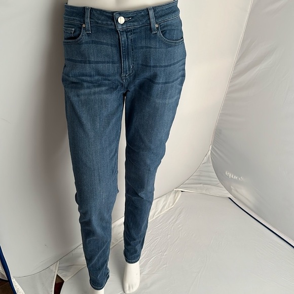 1 Denim Curvy Skinny Fit in Grove medium wash denim blue jeans - Picture 2 of 15